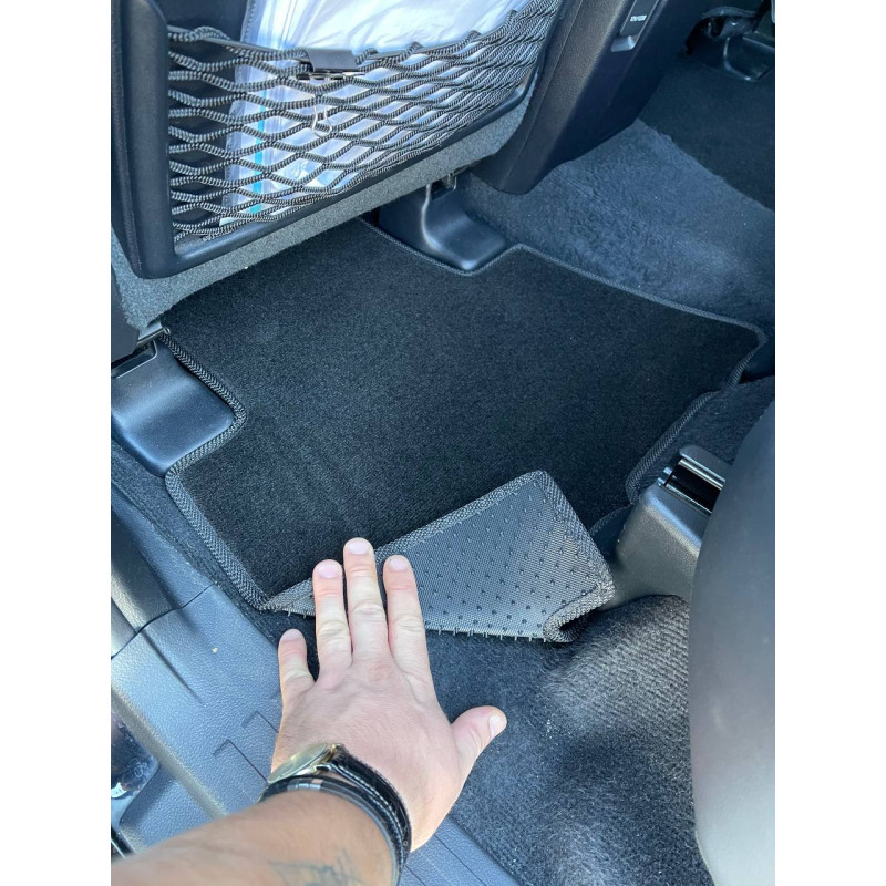 Килимки в салон авто EvaMood Premium для Toyota Land Cruiser Prado (150) (2017+) сірий