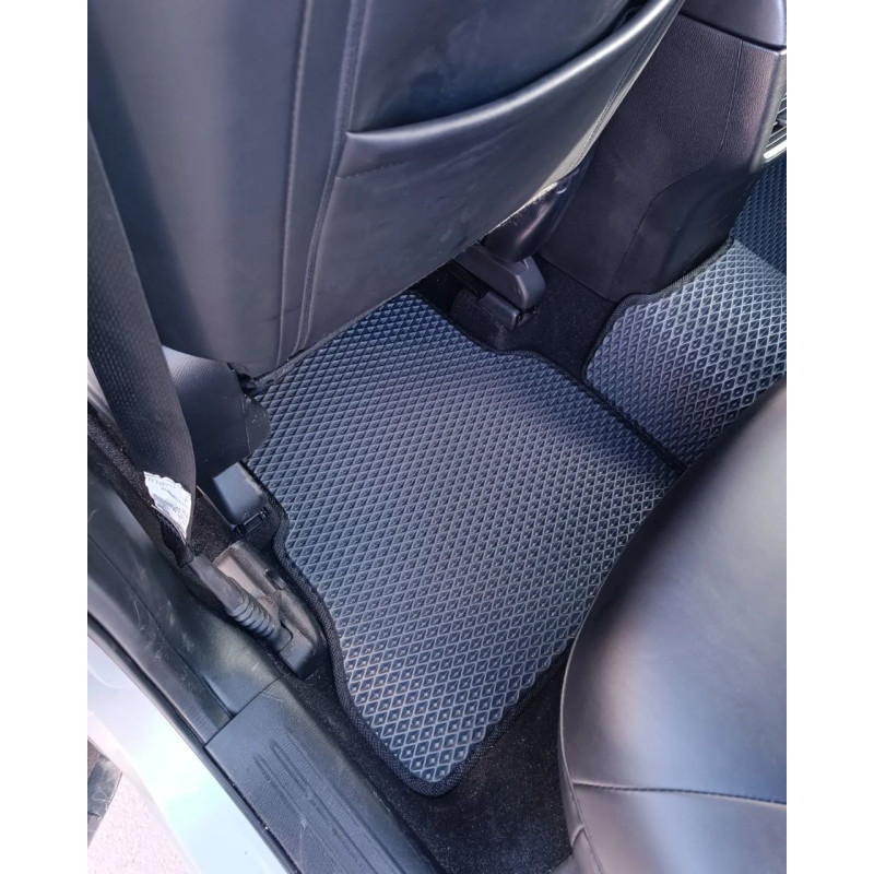 Килимки в салон авто EvaMood для Mazda CX-5 USA (2017+) сірий