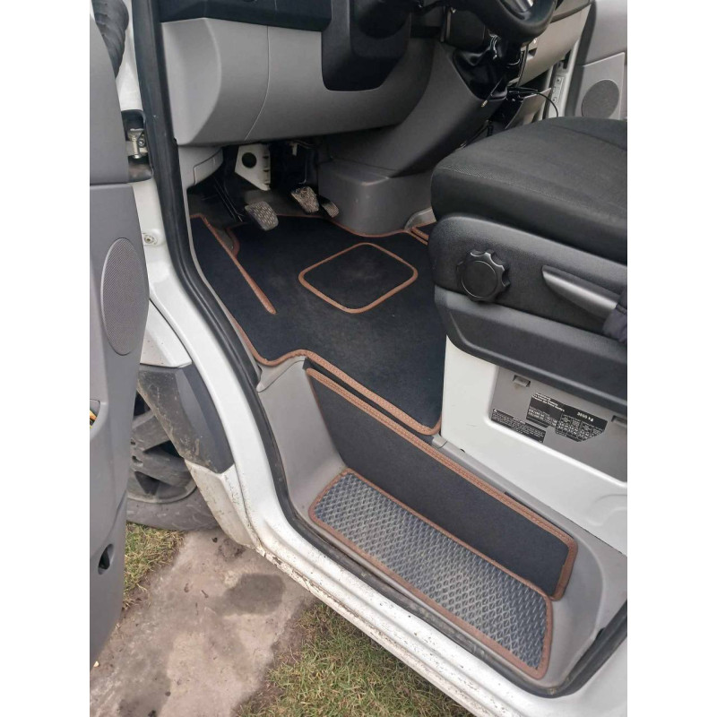 Килимки в салон авто EvaMood Premium для Mercedes Sprinter (W906) (2006-2018) чорний