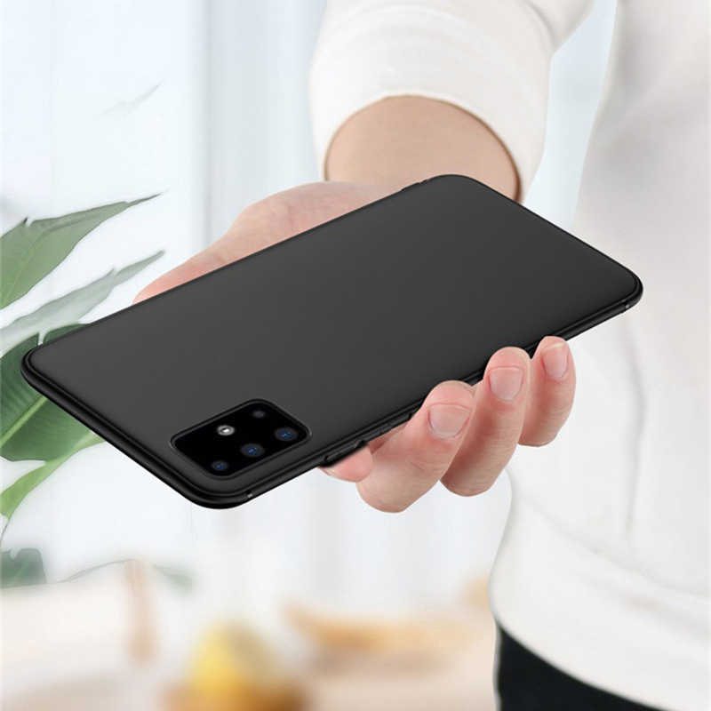 Чехол для Samsung Galaxy a71 A715 силиконовый чёрный