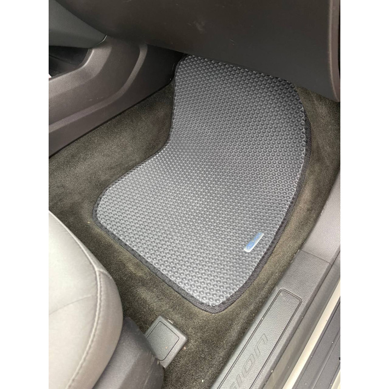 Килимки в салон авто EvaMood для Ford Fusion USA (2013+) сірий з шильдиком