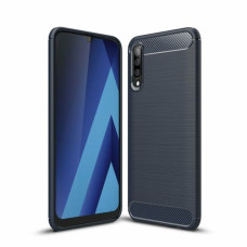 Чехол MONDIGOS Carbon Style для Samsung Galaxy A70 a705 Blue бампер накладка