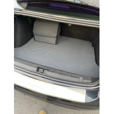 Килимок в багажник авто EvaMood для Renault Fluence (2009-2015) сірий