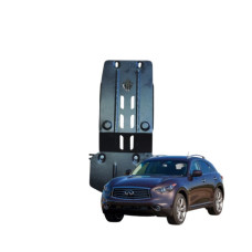 Захист коробки передач Houberk для Infiniti QX70 (S51) (2013+)