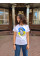 Футболка біла TiBi print українка "Орися" M