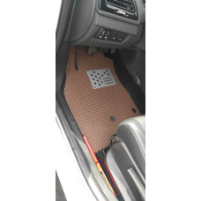 Килимки в салон авто EvaMood для Renault Megane 3 (2008-2015) Коричневий