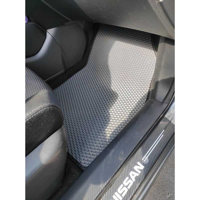 Килимки в салон авто EvaMood для Nissan Qashqai 2 (J11) (2013-2017) чорний