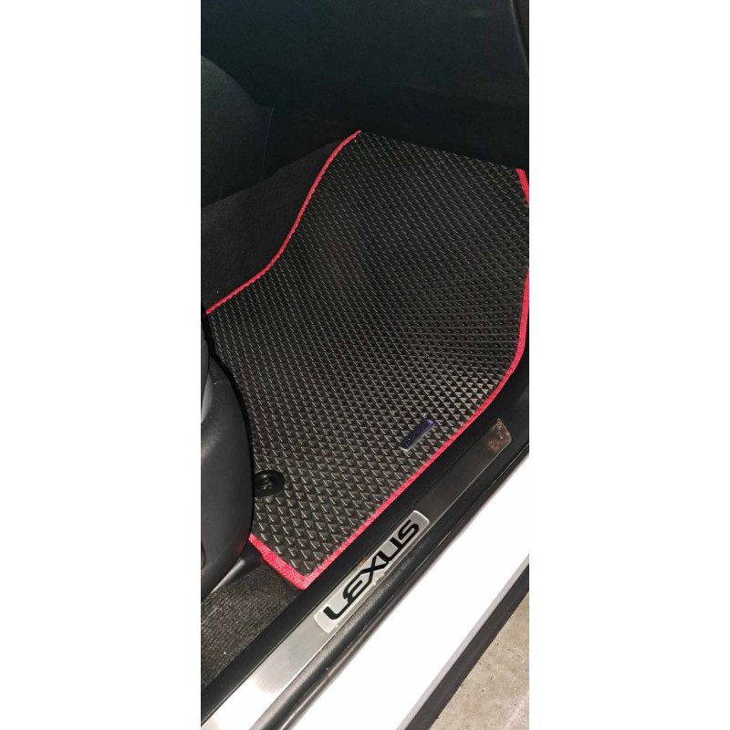 Килимки в салон авто EvaMood для Lexus NX200t (2014-2021) чорний EVA ромб