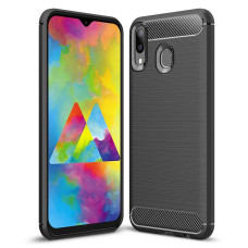 Чехол MONDIGOS Carbon Style для Samsung Galaxy M20 m205 чёрный бампер накладка