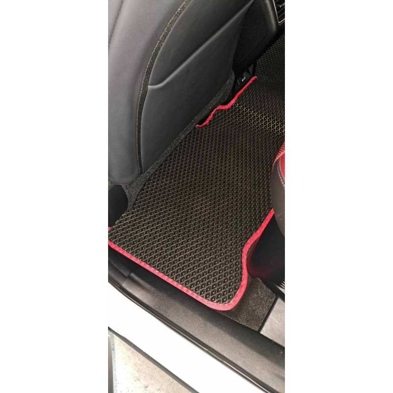 Килимки в салон авто EvaMood для Lexus NX200t (2014-2021) чорний EVA ромб