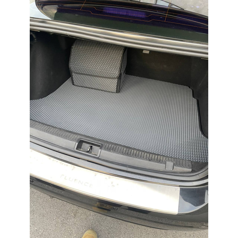Килимки в салон і багажник авто EvaMood для Renault Fluence (2009-2015) сірий