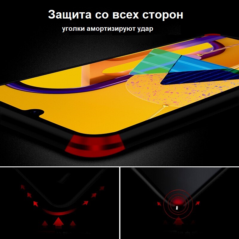 Чехол дляSamsung Galaxy A23 (A235) силиконовый черный