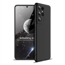 Чехол силиконовый MONDIGOS Slimfit для Samsung Galaxy S22 Ultra черный бампер накладка